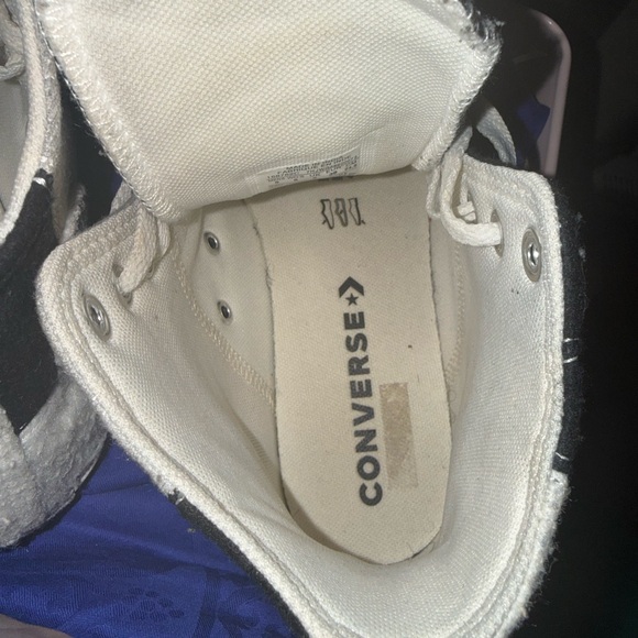 Converse Chuck Taylor All Star High 168762C Grey Black Womens 8/Mens 6/EUR 39 - Picture 10 of 15